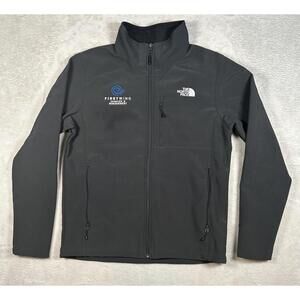 The North Face Mens Windwall Full Zip Softshell Jacket Medium Private Jet logo